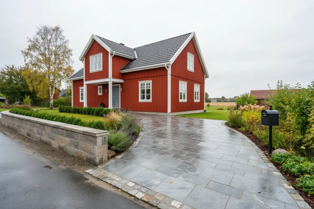 stensatt uppfart och uppf rd st dmur i smedstorp tomelilla